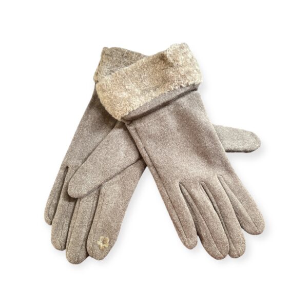 Wool Glove - Taupe Color