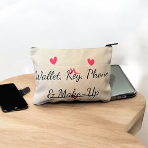 Wallet, Key, Phone & Make- Up Pouch